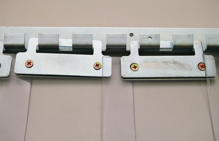 투명비닐커텐 (설치 모양)